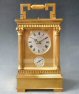 Giant carriage clock, G. Sandoz, Westminster/grande and petite sonnerie on 4 gongs, alarm,  circa 1870.